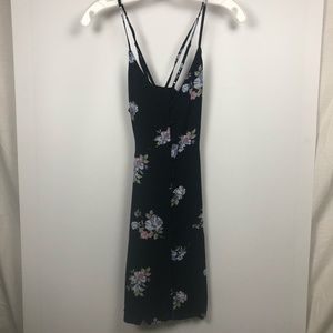 Abercrombie&Fitch Navy Floral Button Sundress XS